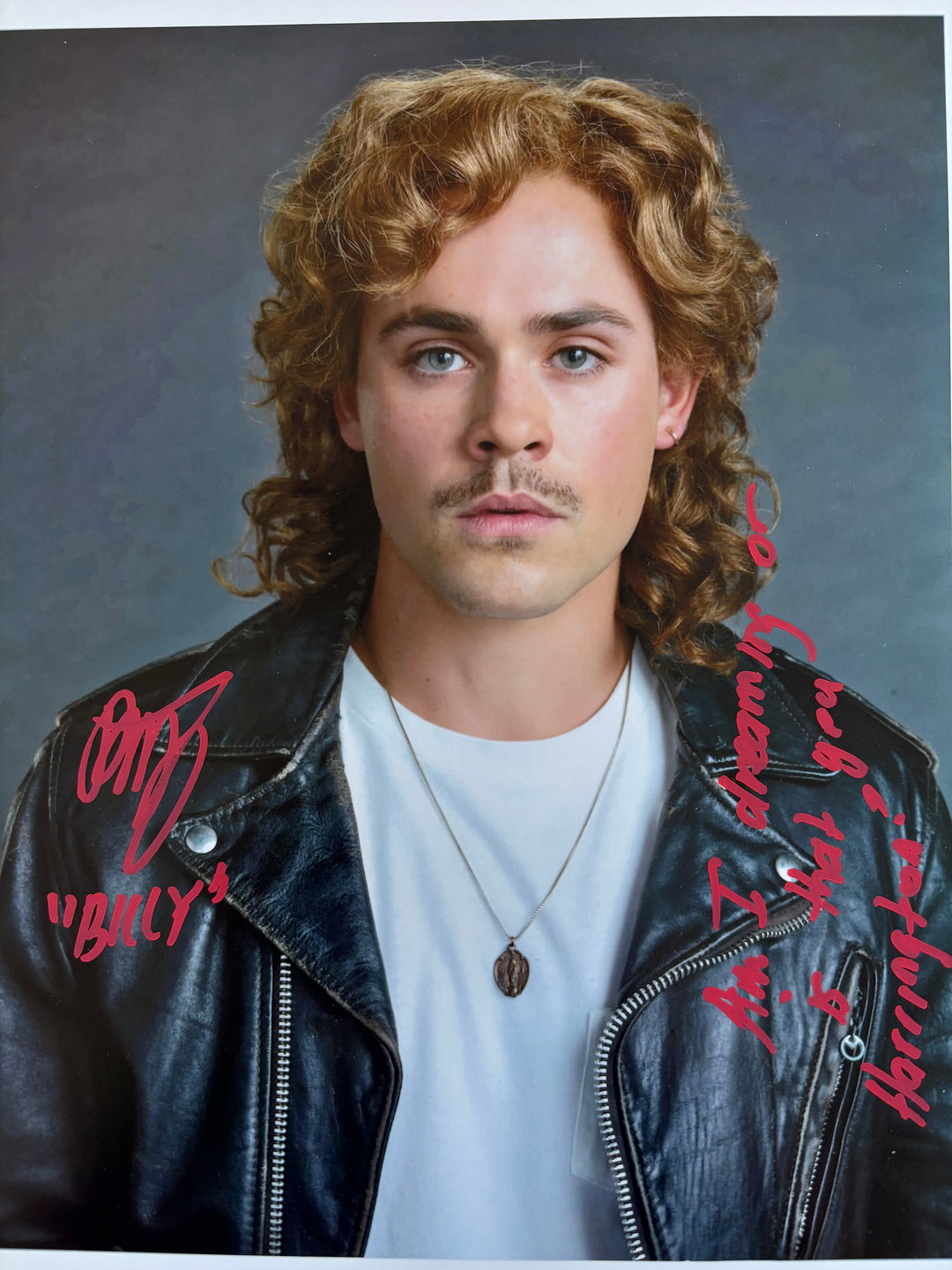 Dacre Montgomery signed Autograph 8x10 Stranger Things, Power Rangers