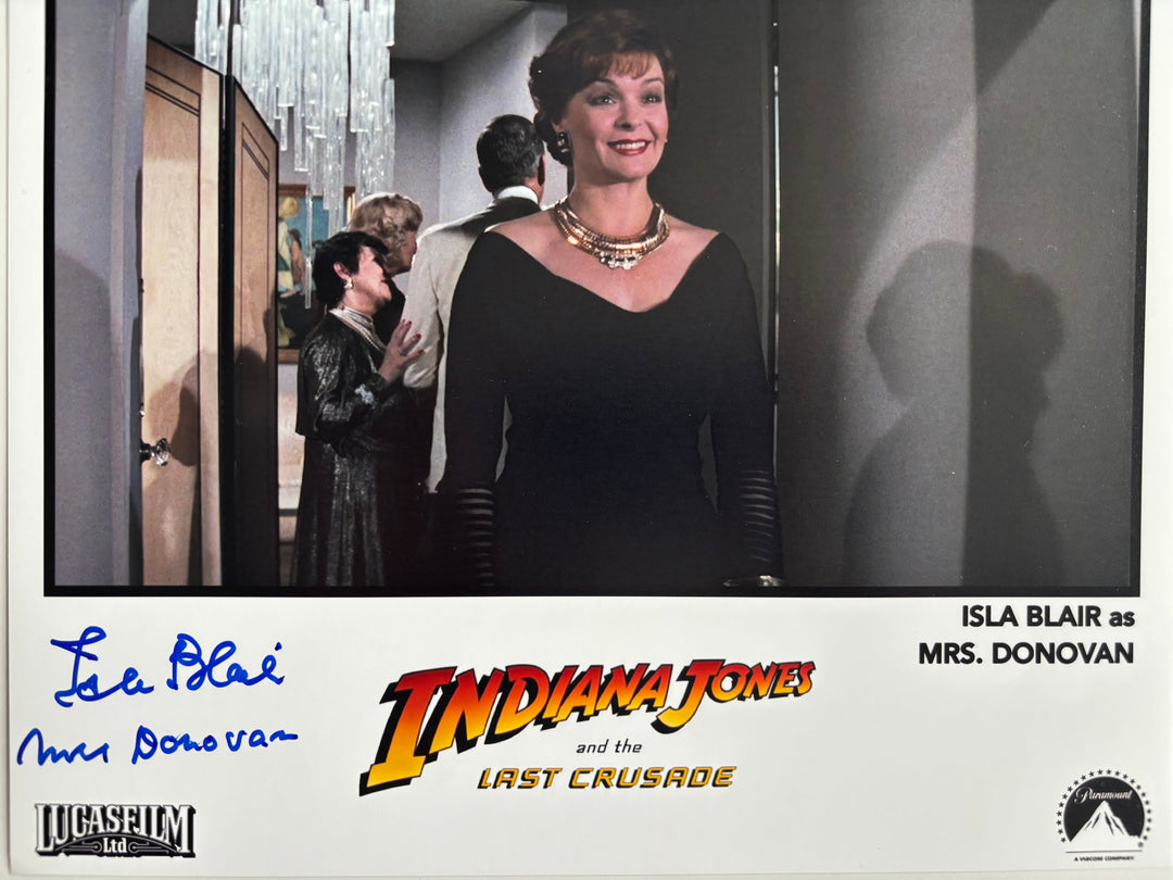 Isla Blair signed Autograph 8x10 Indiana Jones