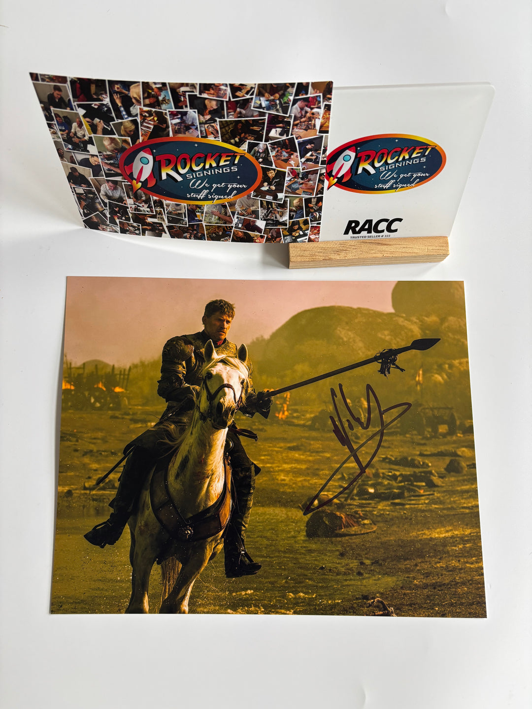 Nikolaj Coster-Waldau signed Autograph 8x10 Game of Thrones