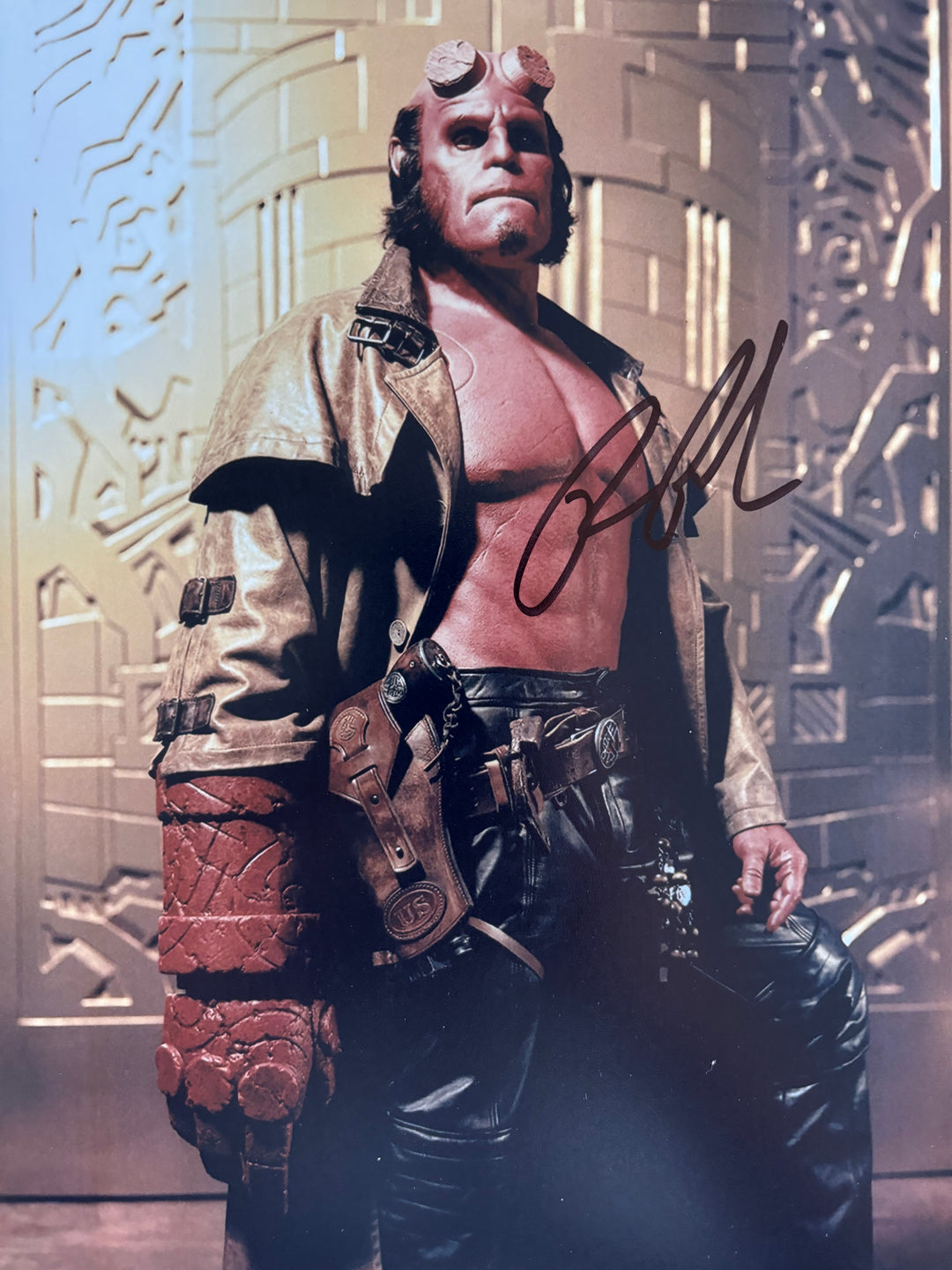 Ron Perlman signed Autograph 8x10 Hellboy