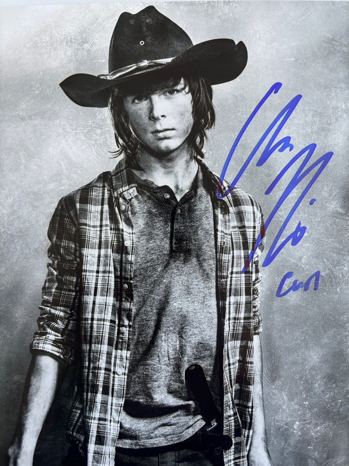 Chandler Riggs signed Autograph 8x10 The Walking Dead