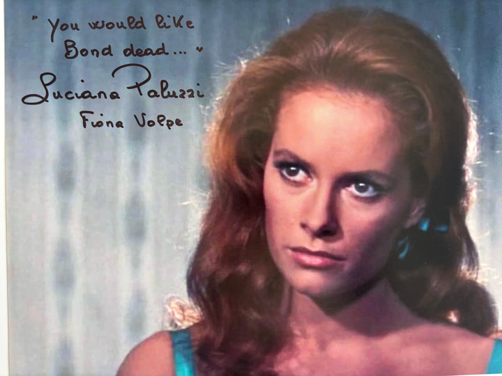 Luciana Paluzzi signed Autograph 8x10 James Bond