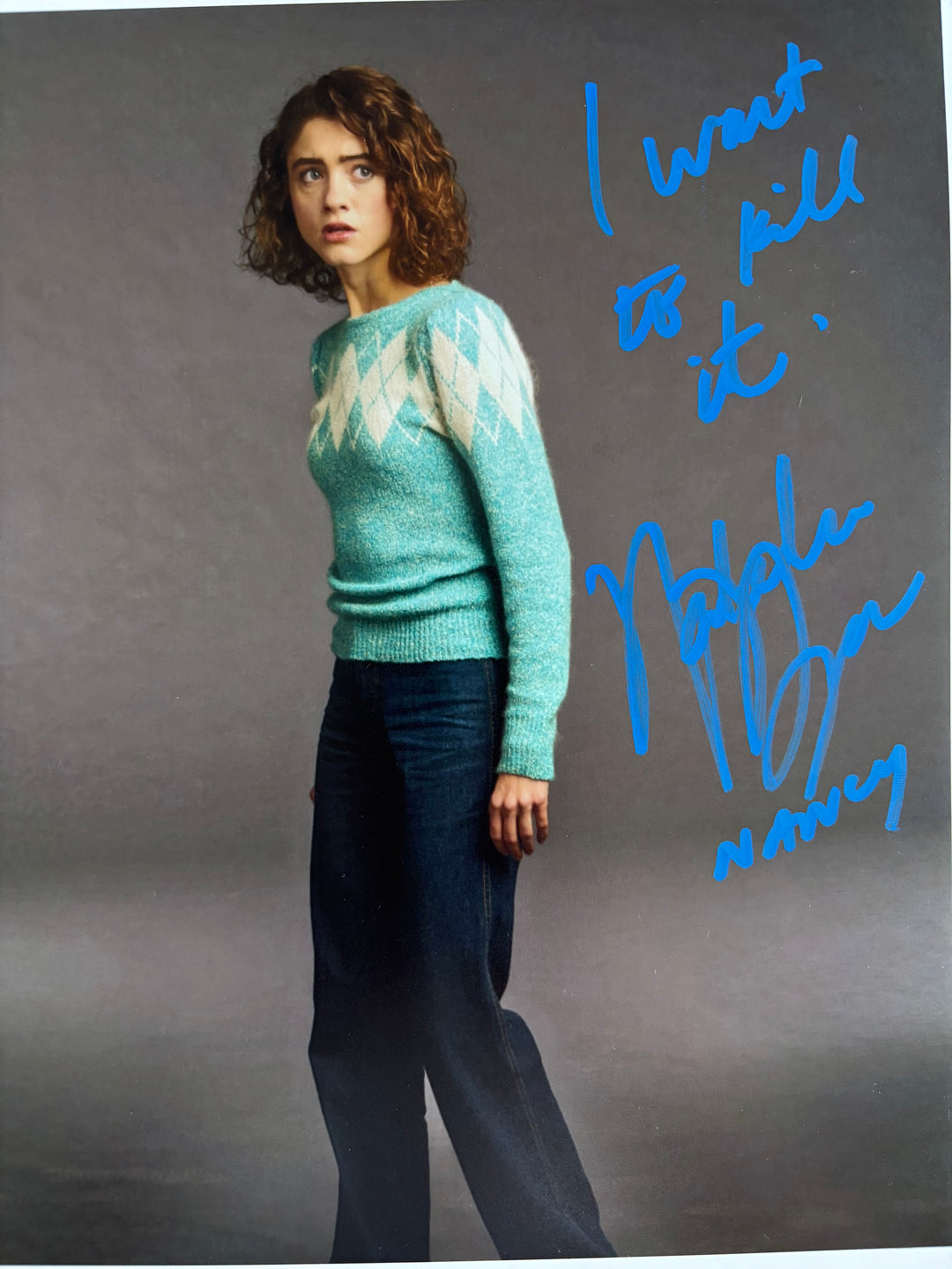 Natalia Dyer signed Autograph 8x10 Stranger Things