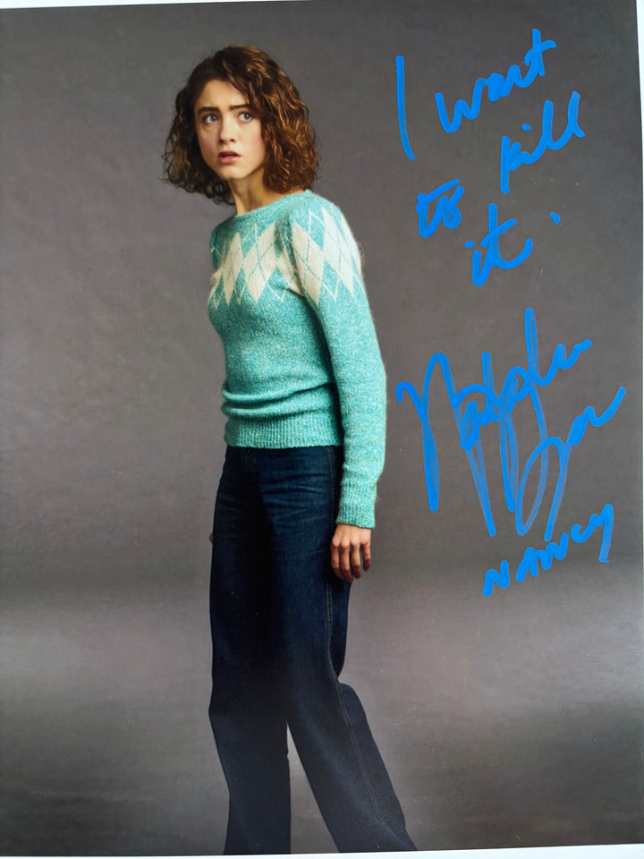Natalia Dyer signed Autograph 8x10 Stranger Things