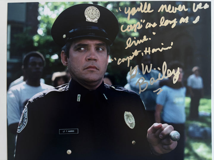 G. W. Bailey signed Autograph 8x10 Police Academy