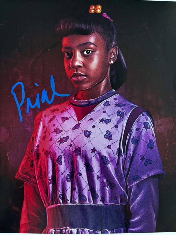 Priah Ferguson signed Autograph 8x10 Stranger Things