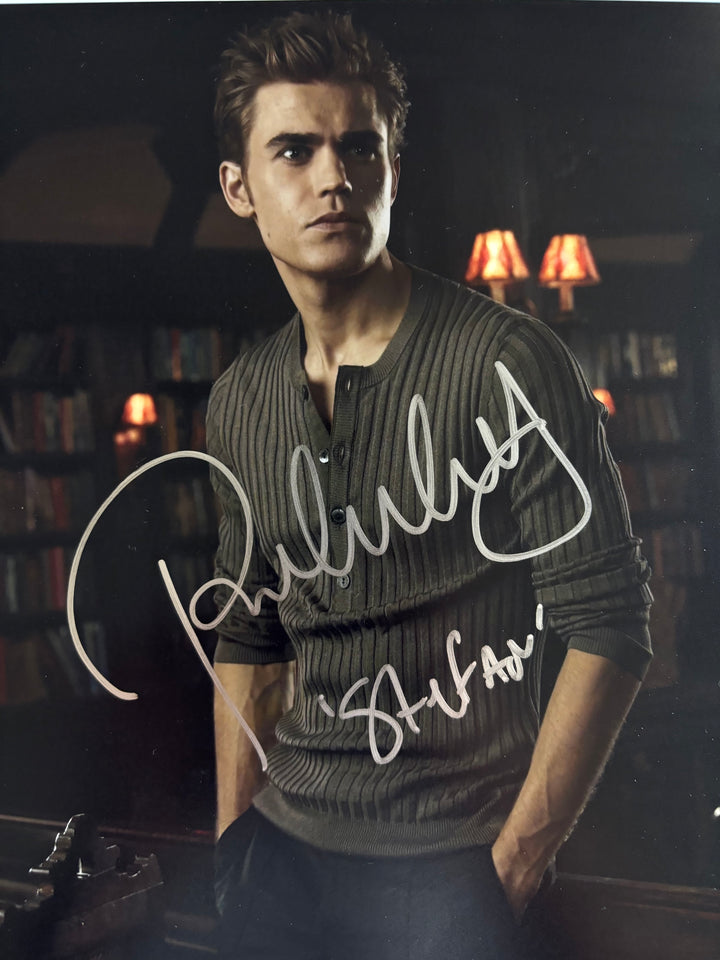 Paul Wesley signed Autograph 8x10 Vampire Diaries, Star Trek