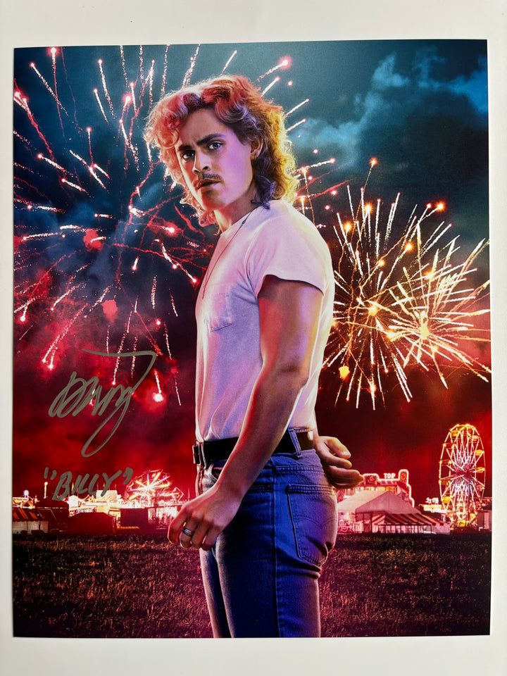 Dacre Montgomery signed Autograph 8x10 Stranger Things