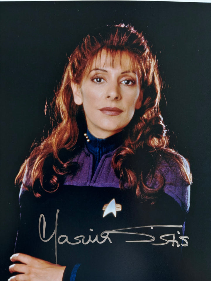 Marina Sirtis signed Autograph 8x10 Star Trek