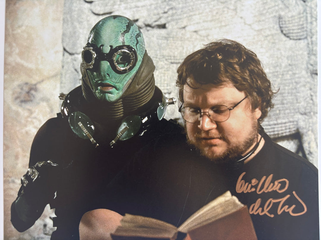 Guillermo Del Toro signed Autograph 8x10 Frankenstein, Hellboy, Blade, Cabinett of Corious, Pacific Rim, The Shape of Water