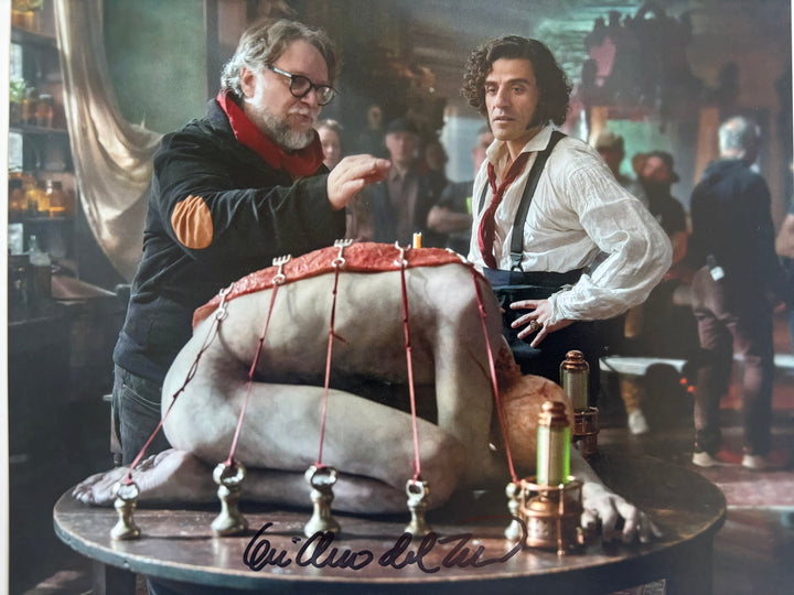 Guillermo Del Toro signed Autograph 8x10 Frankenstein, Hellboy, Blade, Cabinett of Corious, Pacific Rim, The Shape of Water