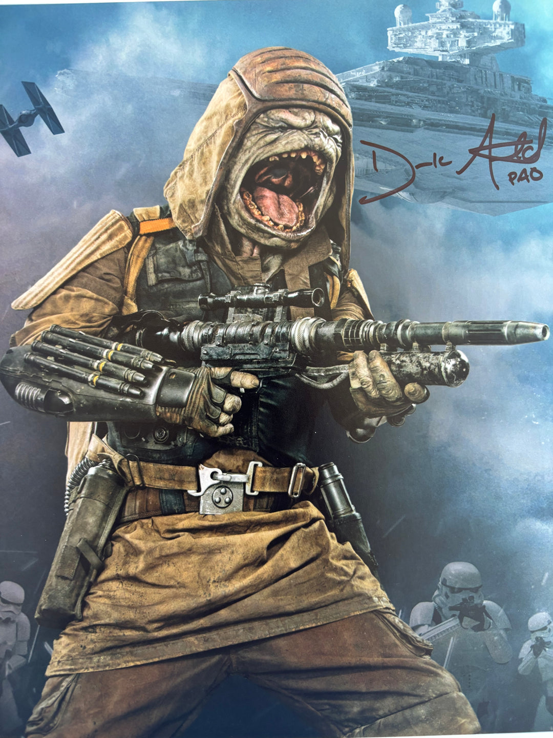 Derek Arnold signed Autograph 8x10 Star Wars