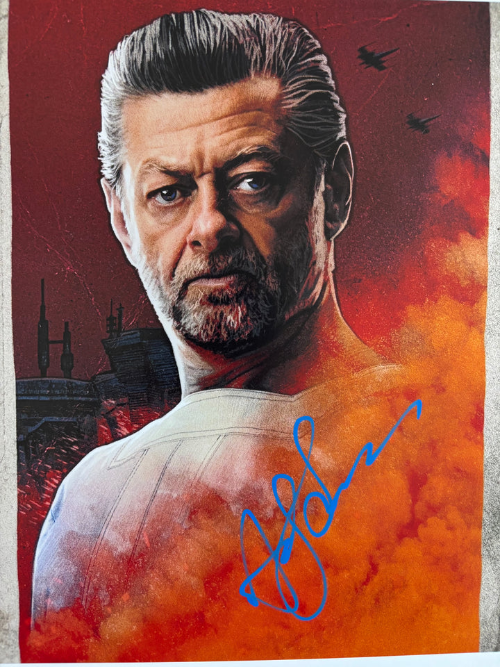 Andy Serkis signed Autograph 8x10 Lord of the Rings, Star Wars