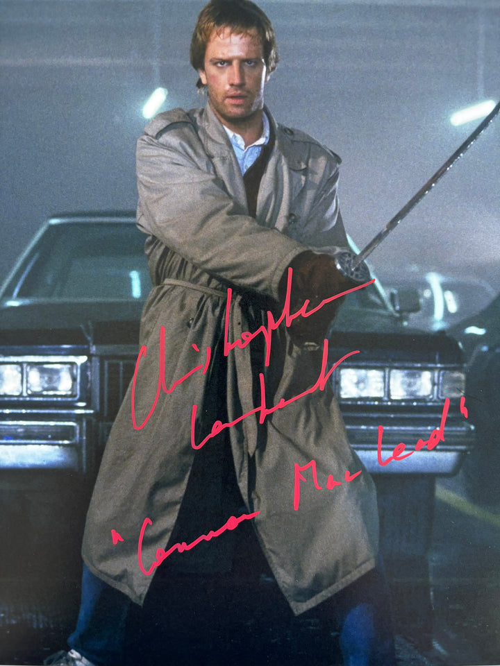 Christopher Lambert signed Autograph 8x10 Highlander