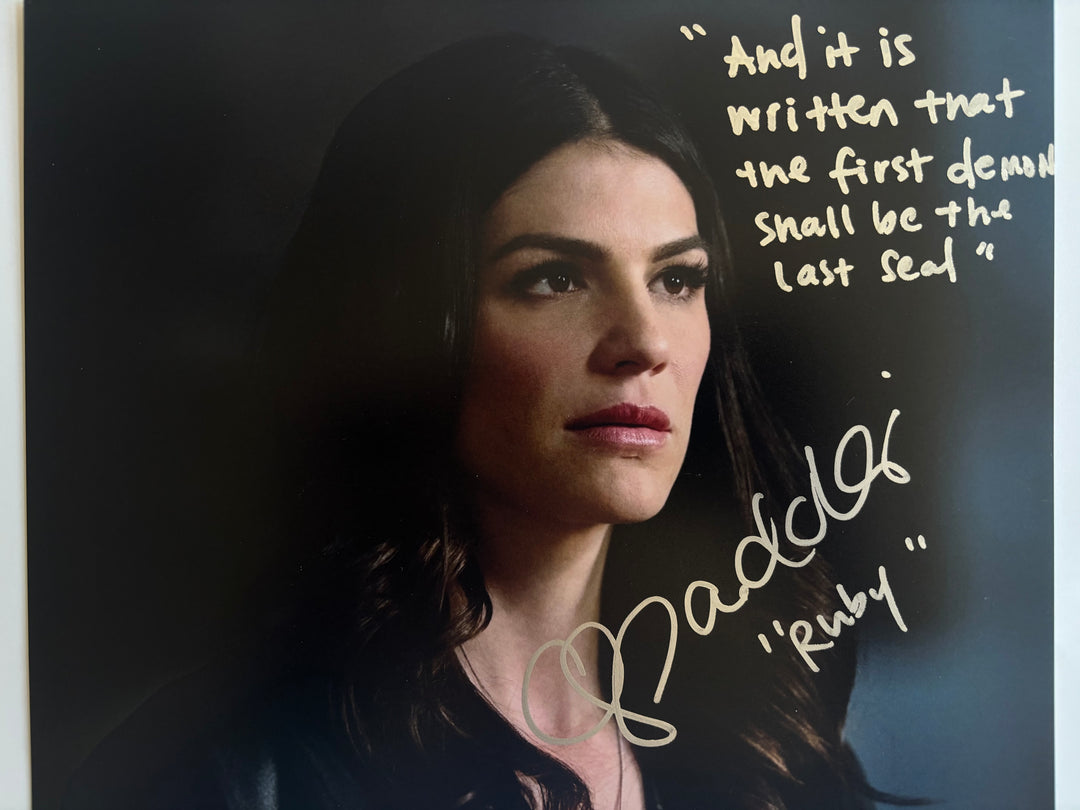 Genevieve Padalecki signed Autograph 8x10 Supernatural