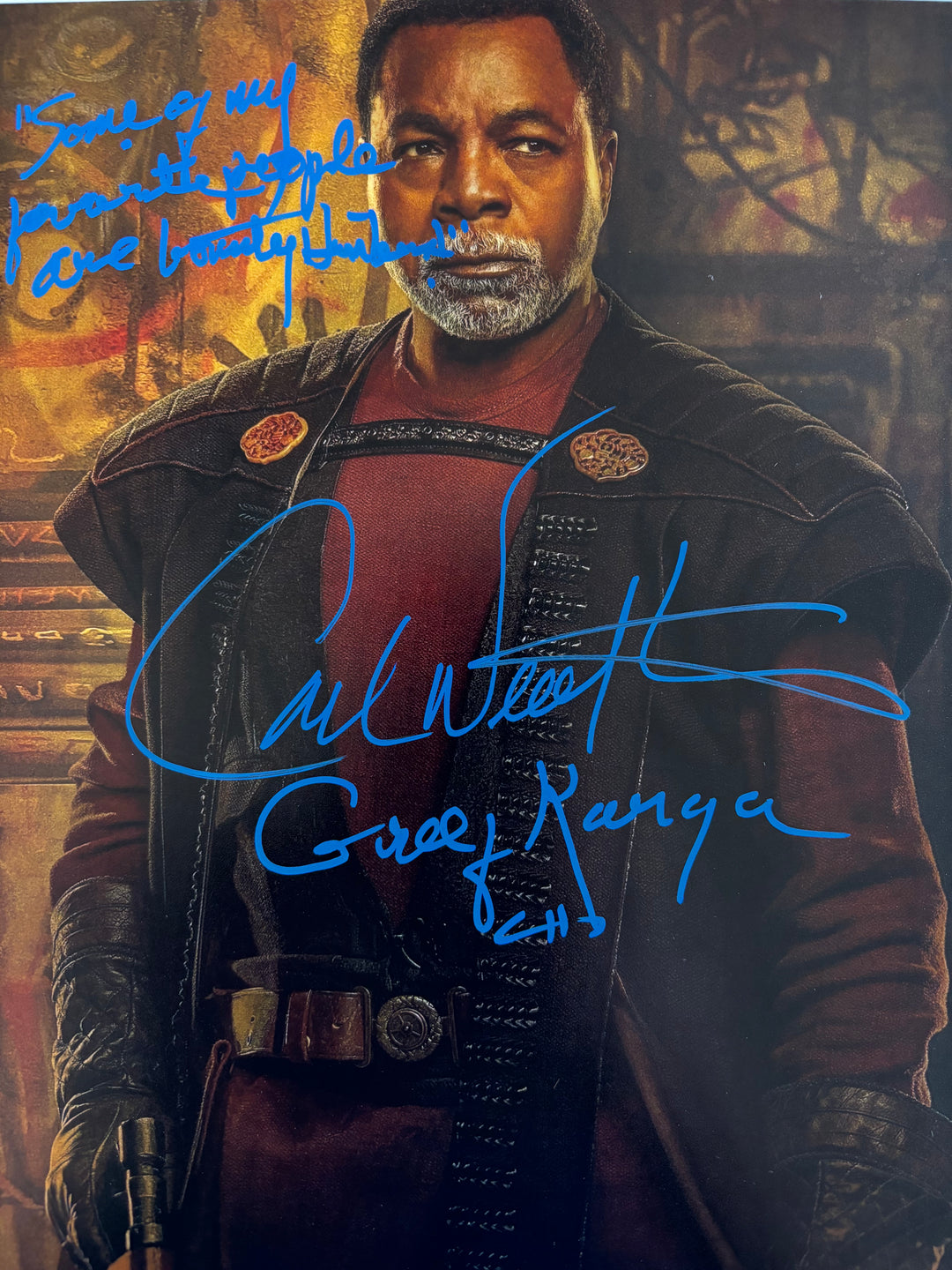 Carl Weathers signed Autograph 8x10 Rocky, Star Wars, Predator