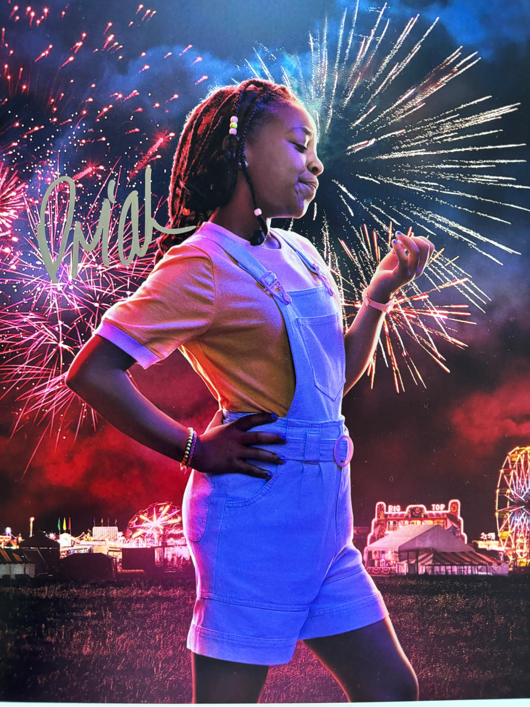 Priah Ferguson signed Autograph 8x10 Stranger Things