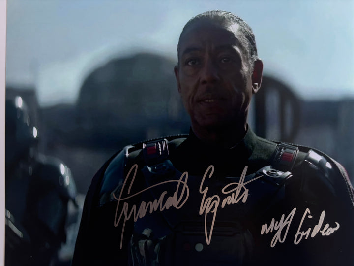 Giancarlo Esposito signed Autograph 8x10 Star Wars: Mandalorian, Breaking Bad