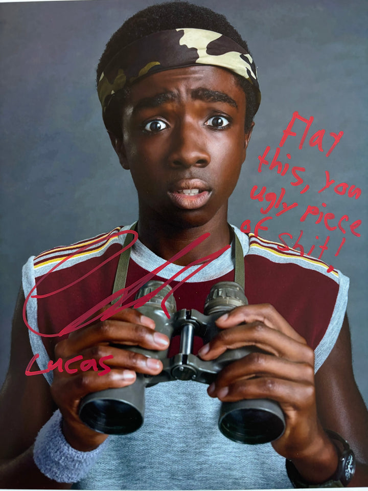 Caleb McLaughlin signed Autograph 8x10 Stranger Things