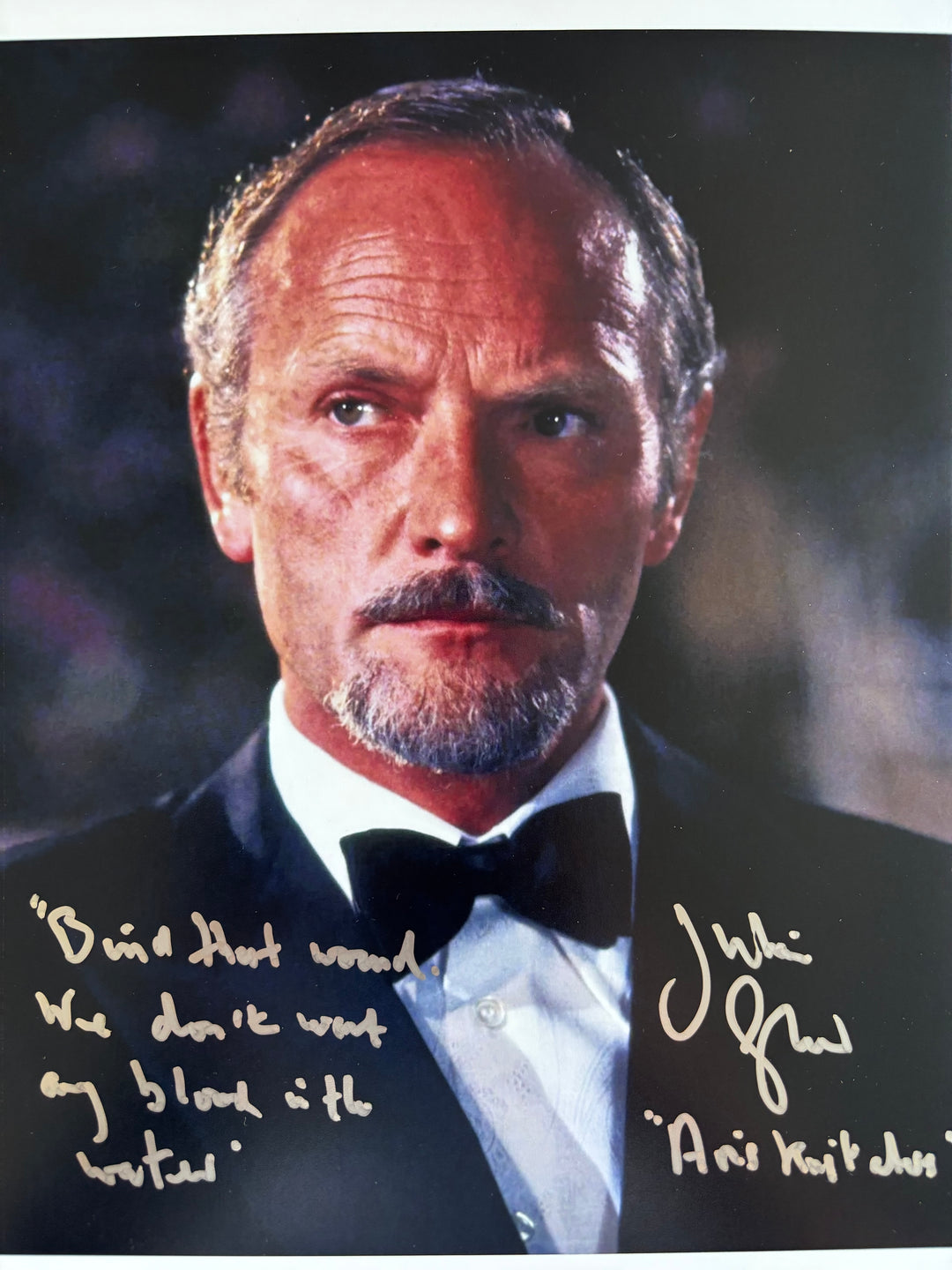 Julian Glover signed Autograph 8x10 Star Wars, Game of Thrones, Indiana Jones, James Bond