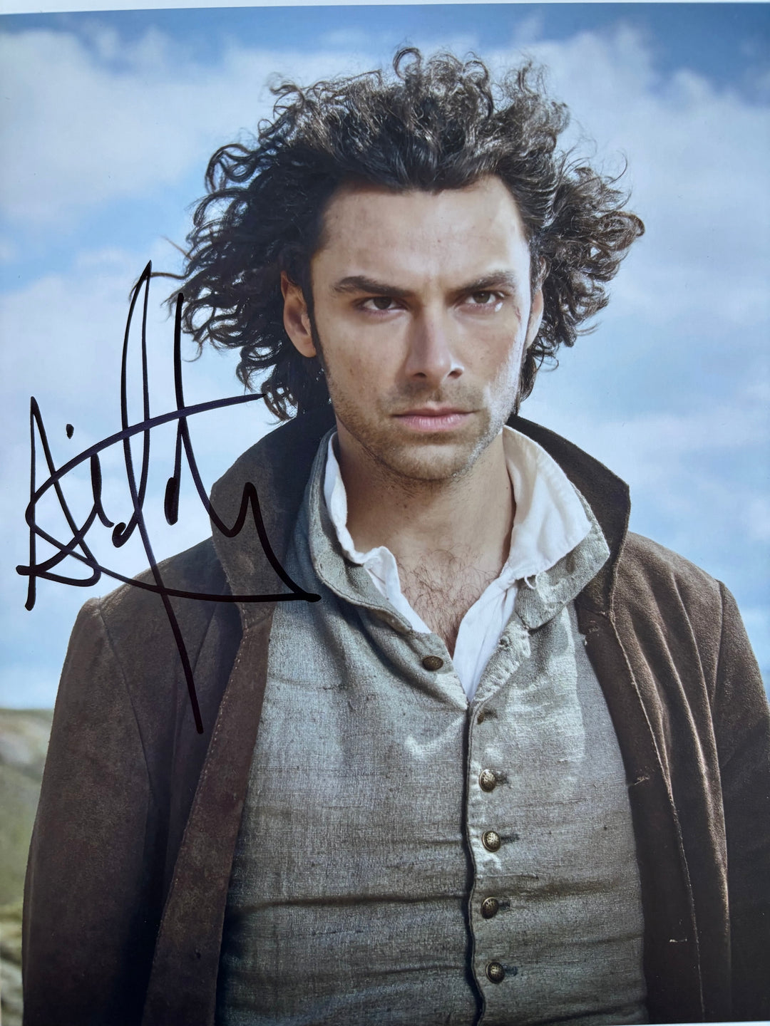 Aiden Turner signed Autograph 8x10 The Hobbit, Poldark