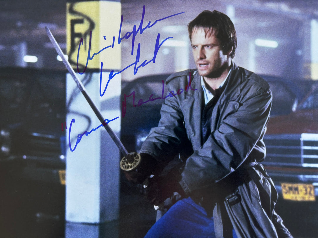 Christopher Lambert signed Autograph 8x10 Highlander