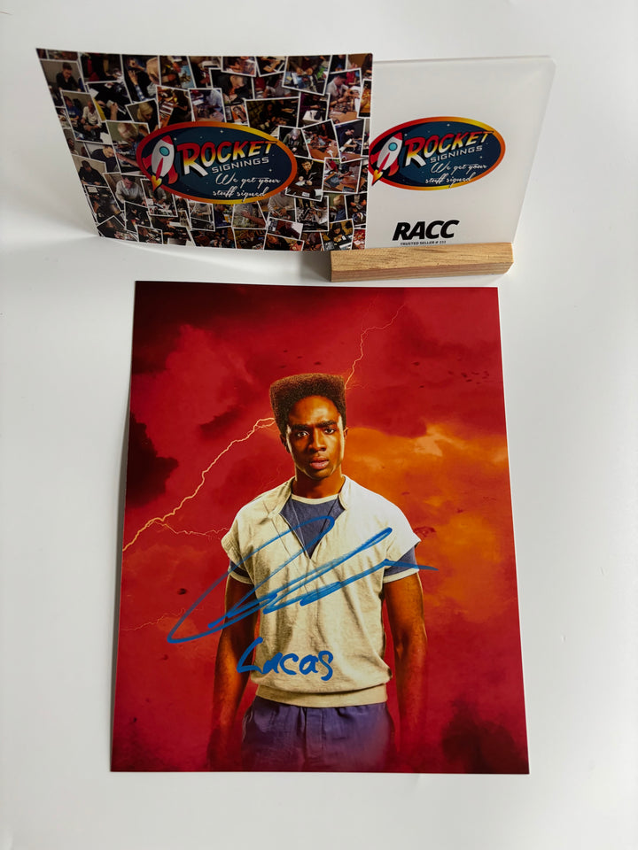 Caleb McLaughlin signed Autograph 8x10 Stranger Things