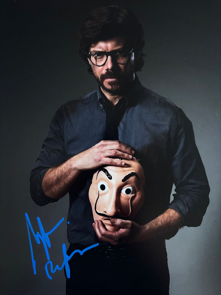 Álvaro Morte signed Autograph 8x10 Money Heist