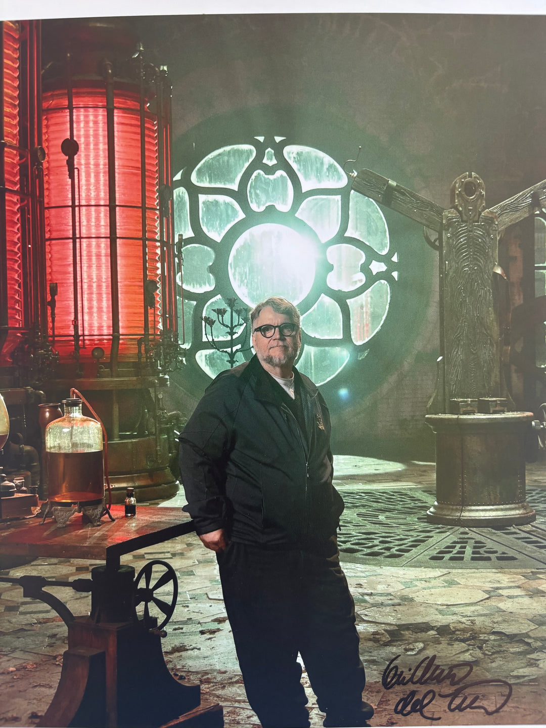 Guillermo Del Toro signed Autograph 8x10 Frankenstein, Hellboy, Blade, Cabinett of Corious, Pacific Rim, The Shape of Water