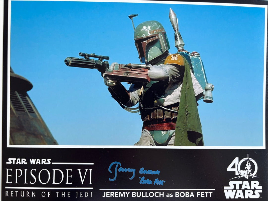 Jeremy Bulloch signed Autograph 8x10 Star Wars