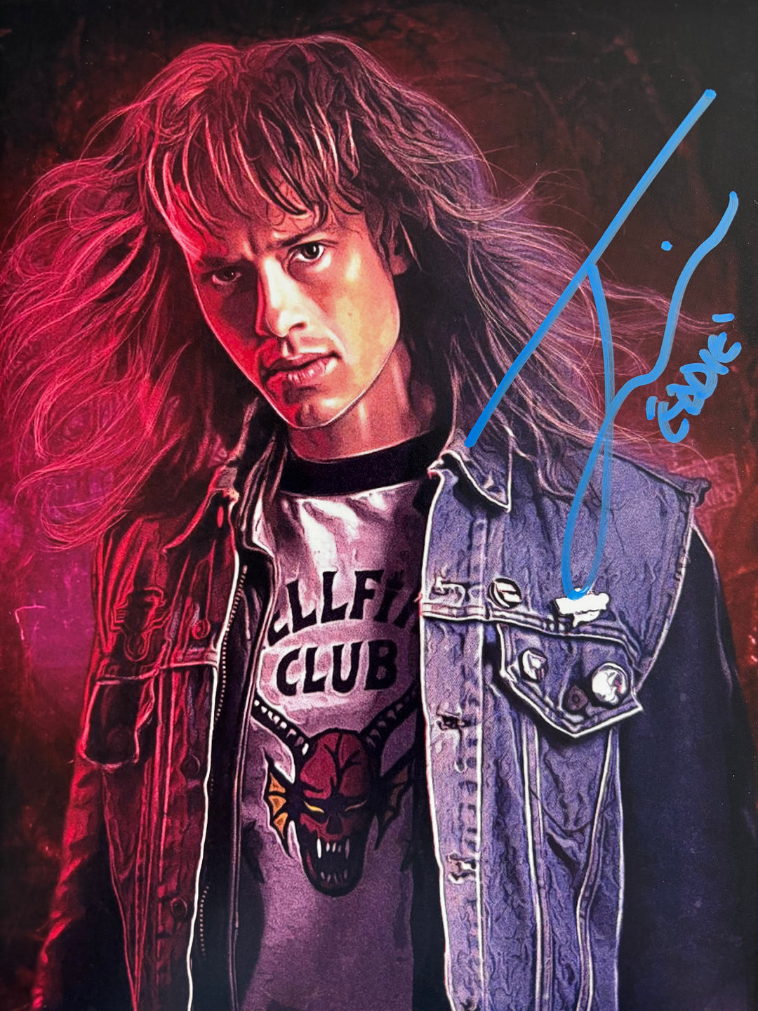 Joseph Quinn signed Autograph 8x10 Stranger Things