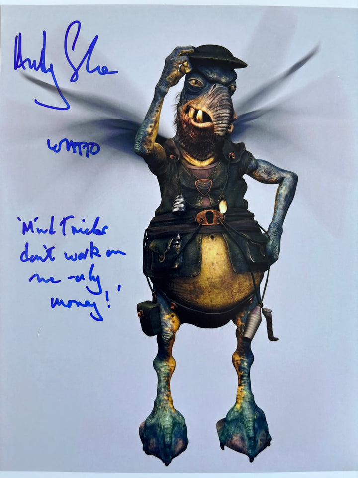 Andy Secombe signed Autograph 8x10 Star Wars