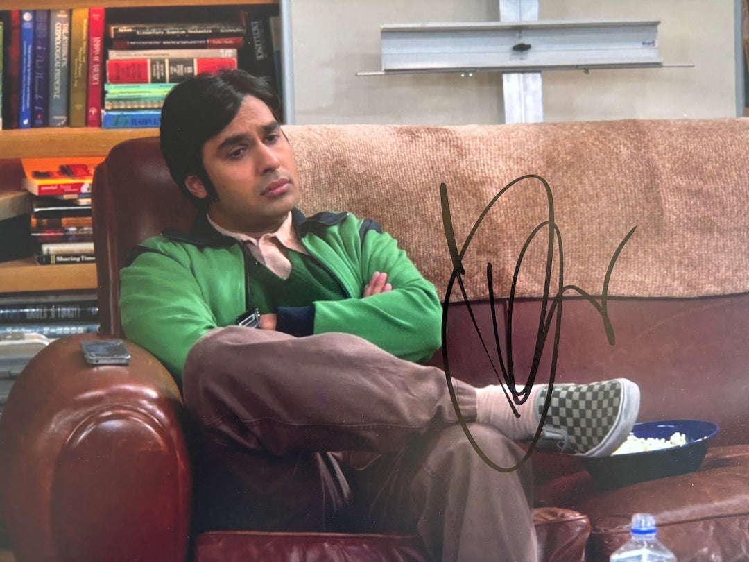 Kanal Nayyar signed Autograph 8x10 The Big Bang Theory