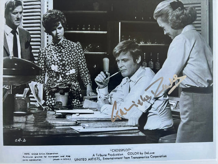 Gabrielle Drake signed Autograph 8x10 UFO, There‘s a Girl in the Soup, Crossplot