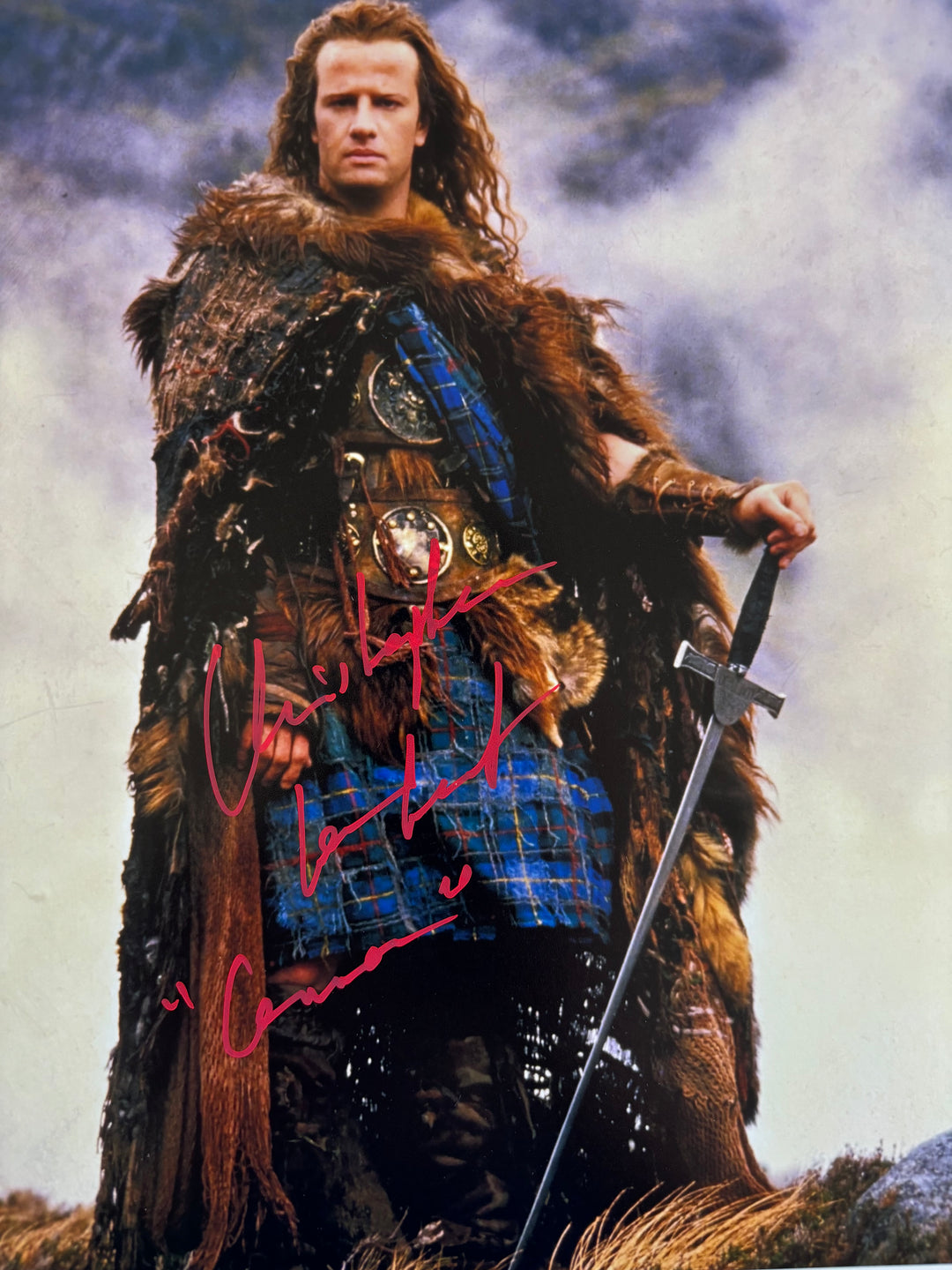 Christopher Lambert signed Autograph 8x10 Highlander