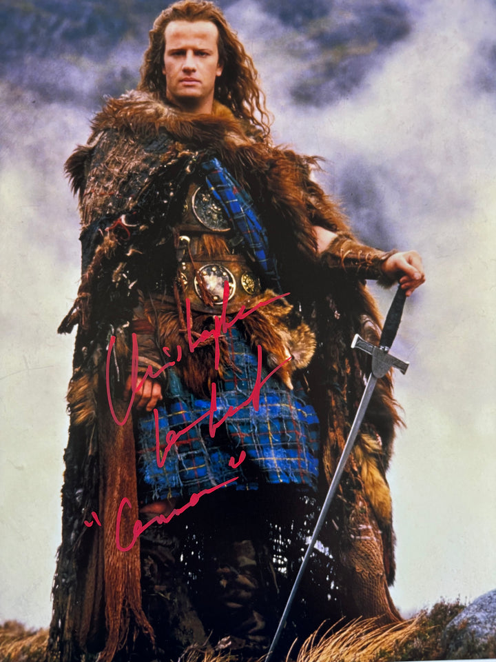 Christopher Lambert signed Autograph 8x10 Highlander