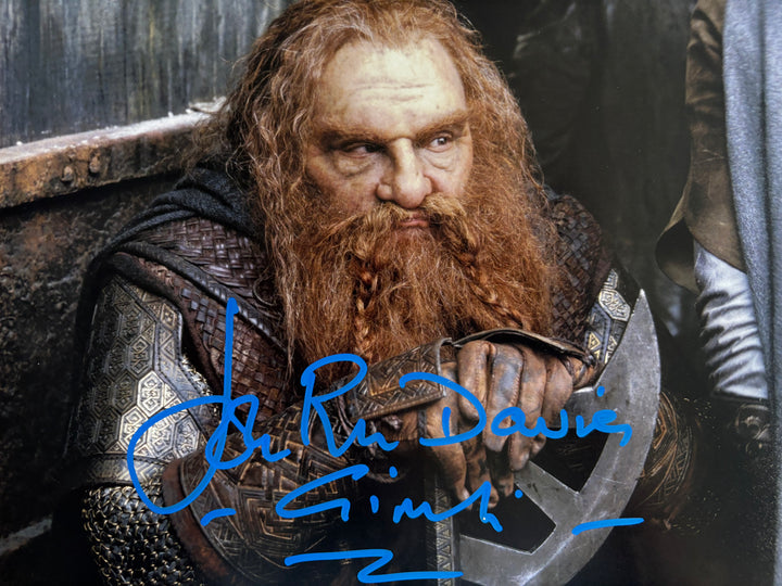 John Rhys Davies signed Autograph 8x10 Lord of the Rings, Indiana Jones
