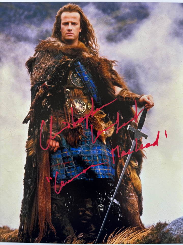 Christopher Lambert signed Autograph 8x10 Highlander