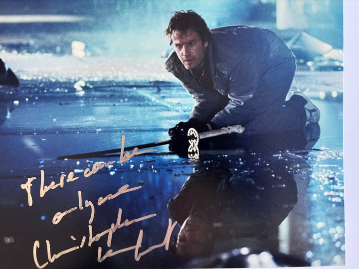 Christopher Lambert signed Autograph 8x10 Highlander