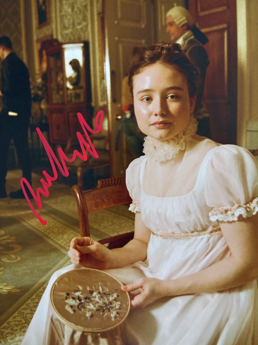 Ruby Stokes signed Autograph 8x10 Lockwood, Bridgerton