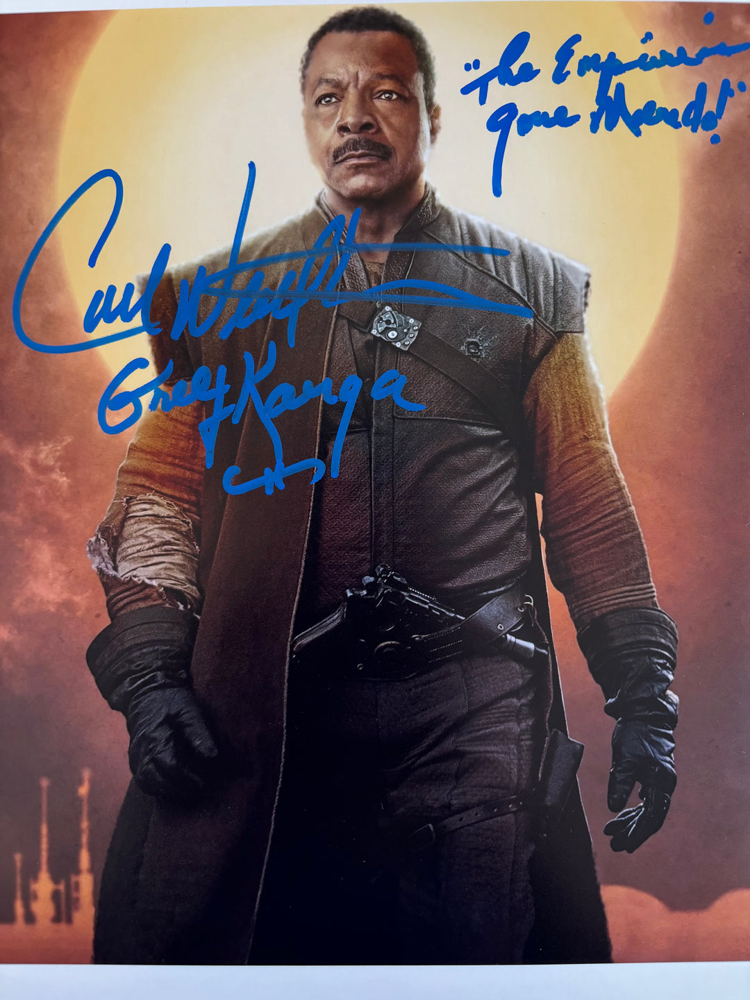 Carl Weathers signed Autograph 8x10 Rocky, Star Wars, Predator