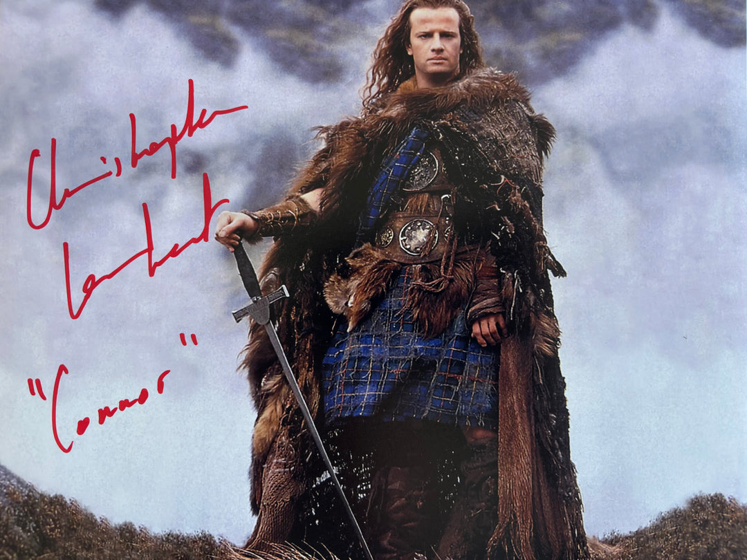 Christopher Lambert signed Autograph 8x10 Highlander