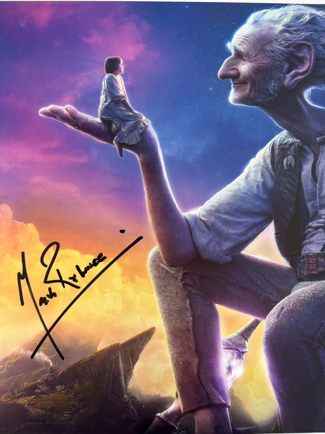 Mark Rylance signed Autograph 8x10 The BFG