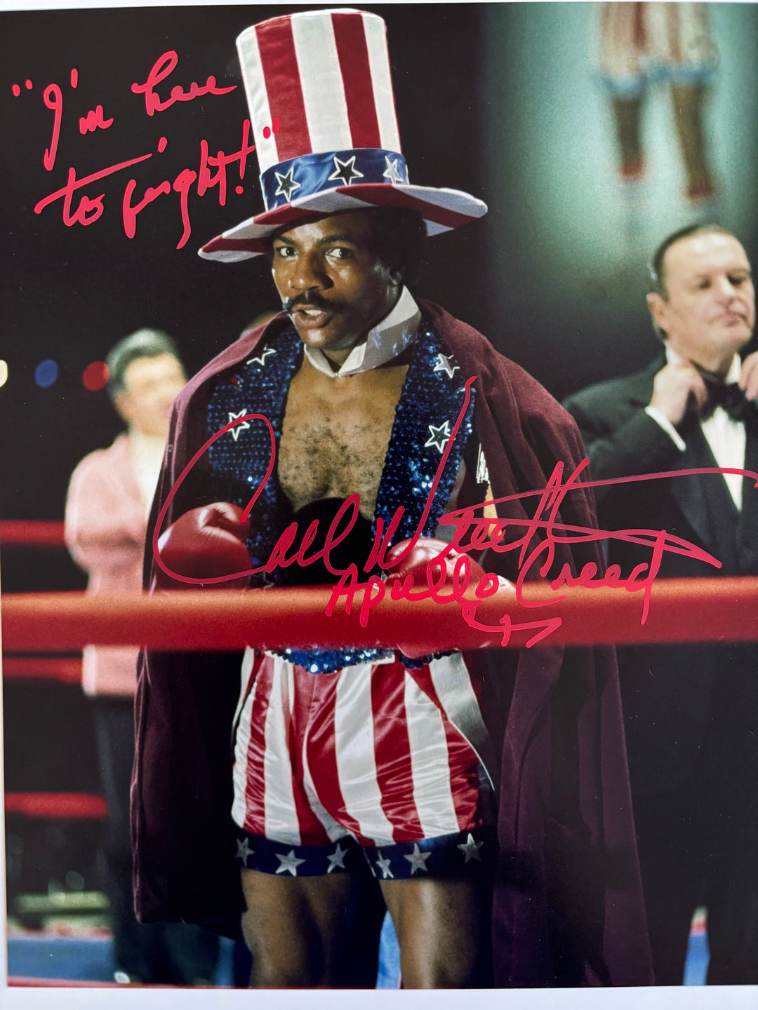 Carl Weathers signed Autograph 8x10 Rocky, Star Wars, Predator