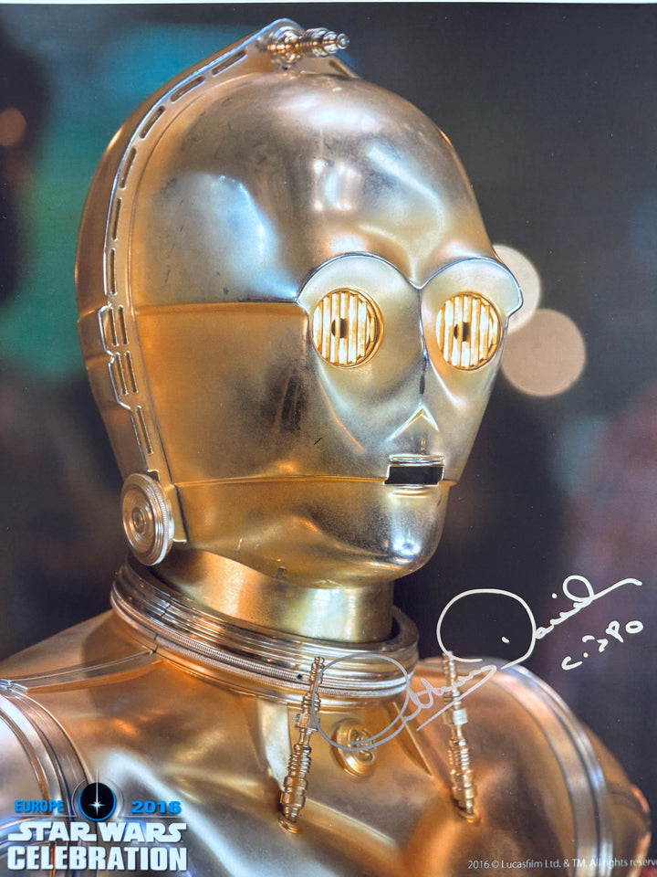 Anthony Daniels signed Autograph 8x10 Star Wars