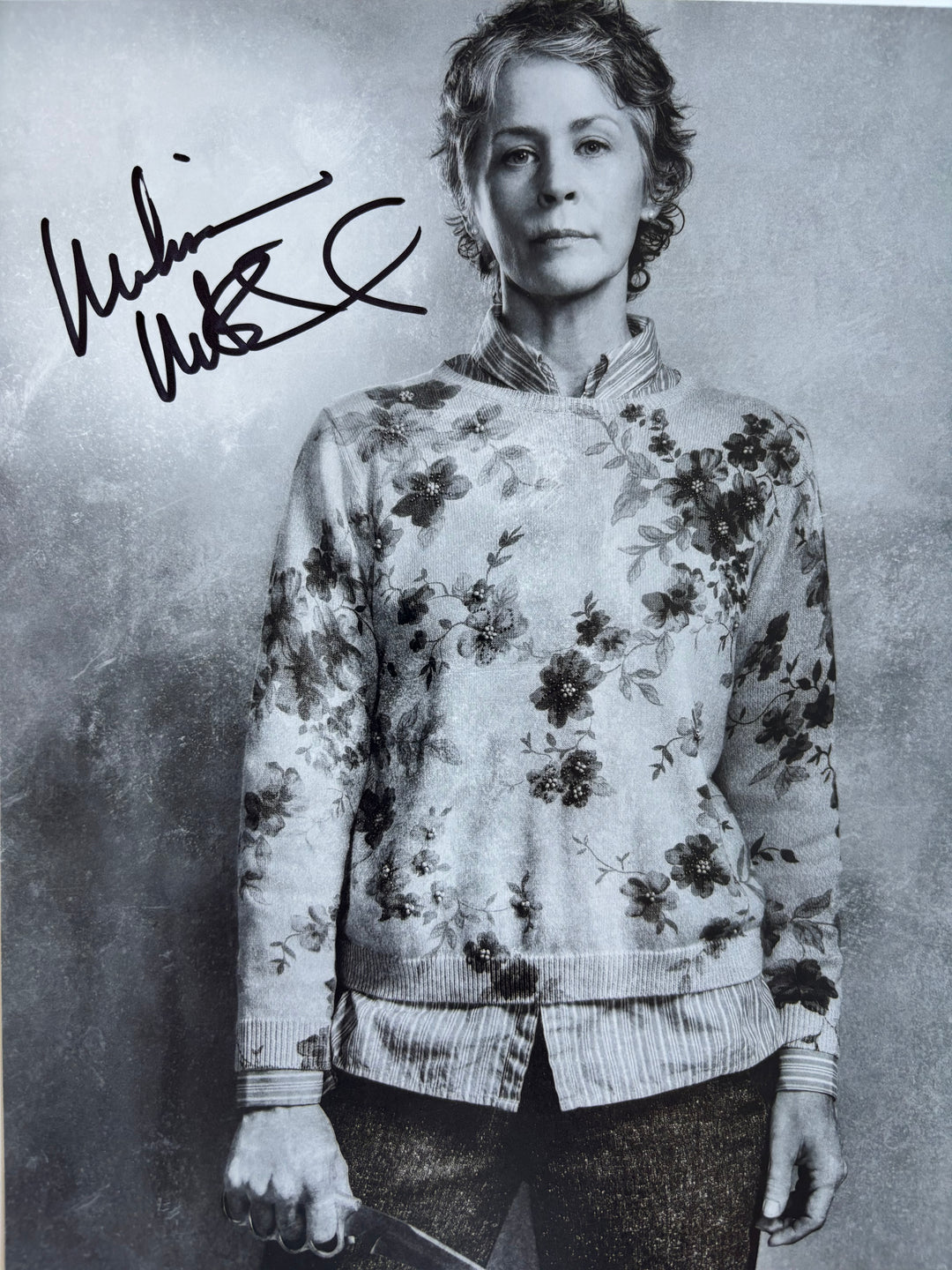 Melissa McBride signed Autograph 8x10 The Walking Dead