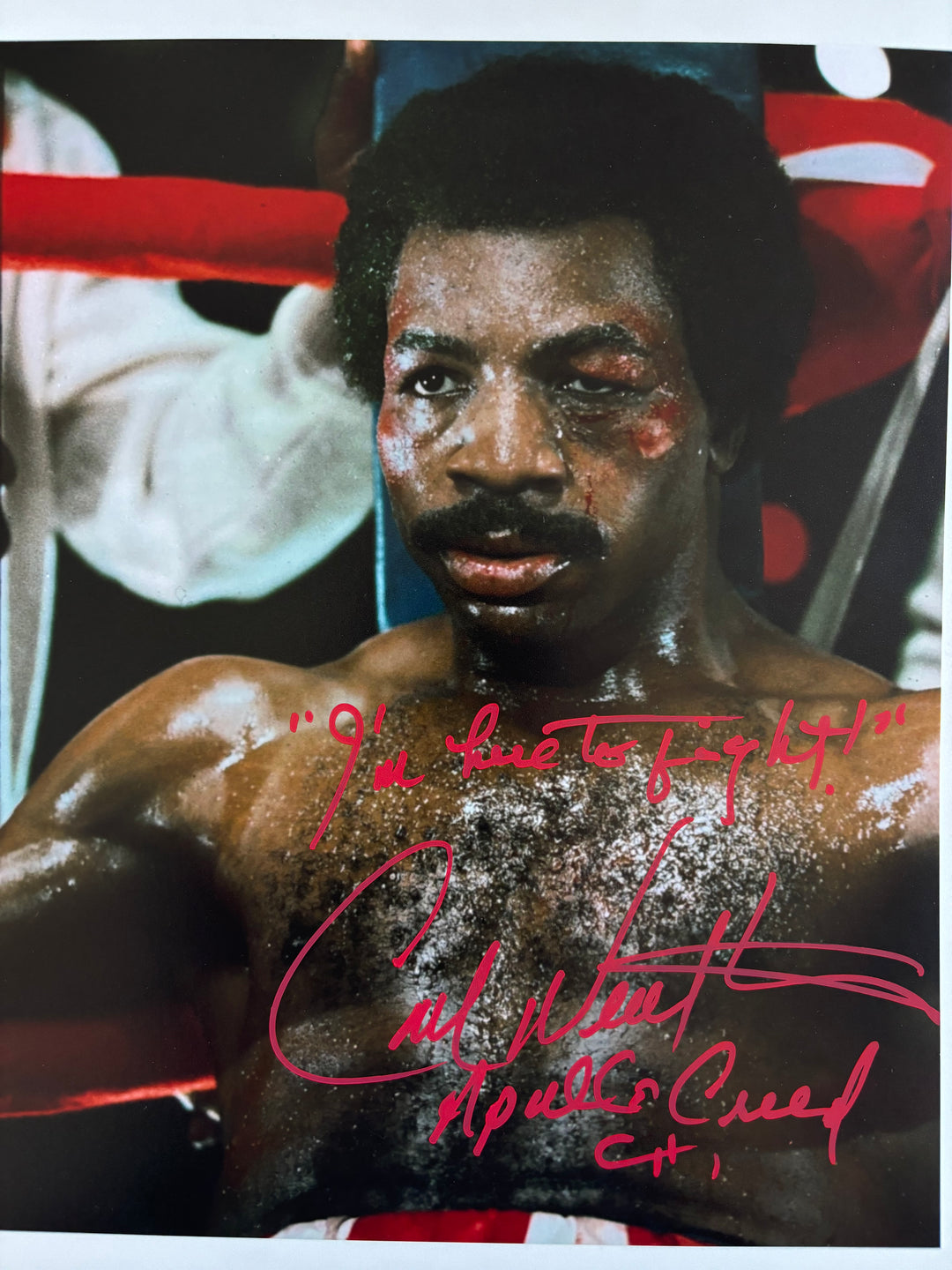 Carl Weathers signed Autograph 8x10 Rocky, Star Wars, Predator