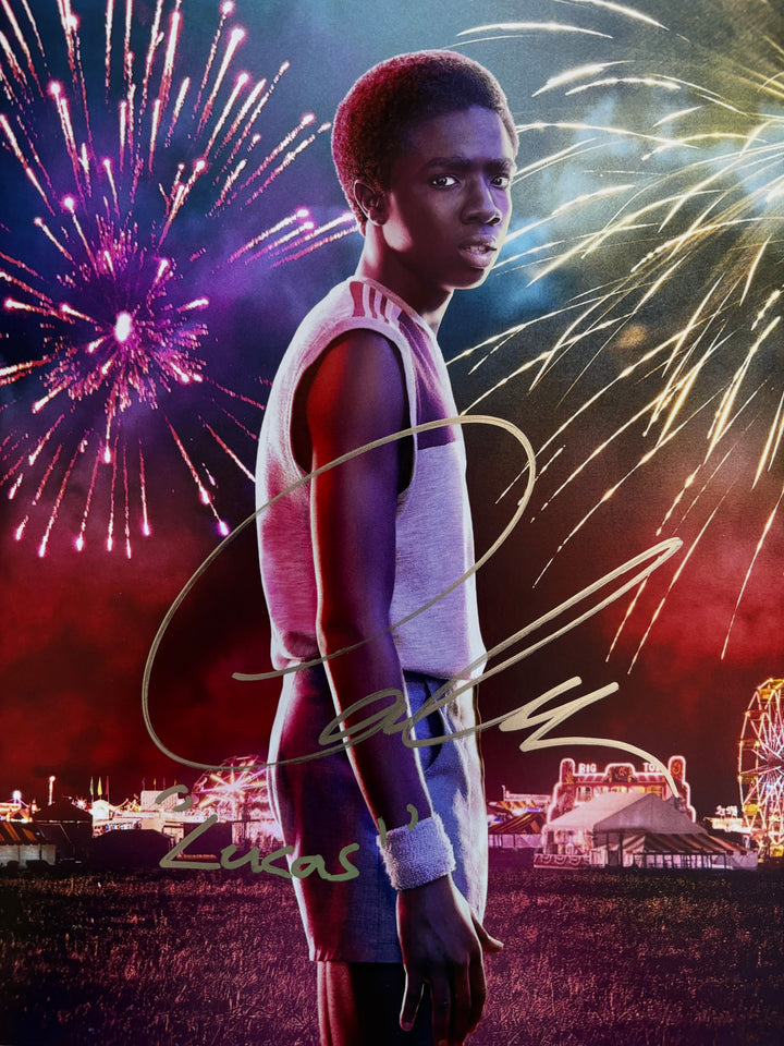 Caleb McLaughlin signed Autograph 8x10 Stranger Things