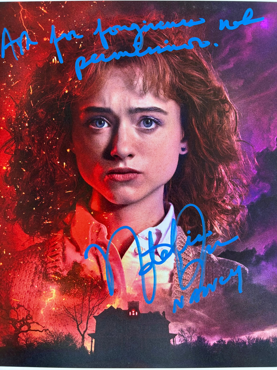 Natalia Dyer signed Autograph 8x10 Stranger Things
